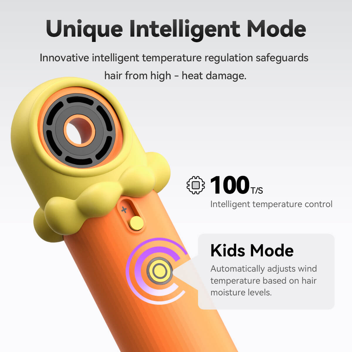 SYLPH LOVELY Kids Mode close-up with 100-per-second intelligent temperature control